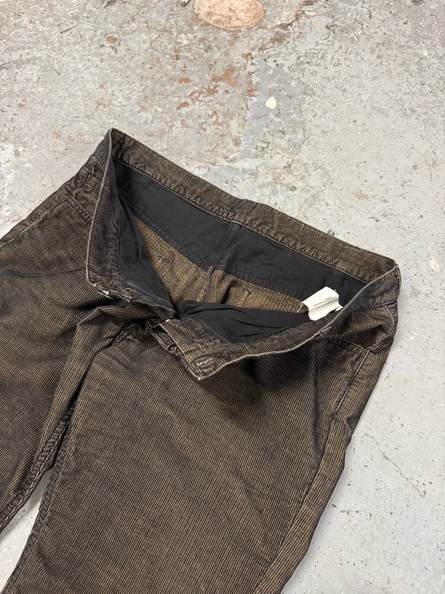 2000s Maison Martin Margiela Brown Velvet Pants acWLVny 5