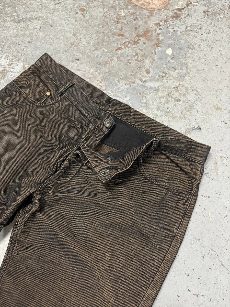 2000s Maison Martin Margiela Brown Velvet Pants acWLVny 8