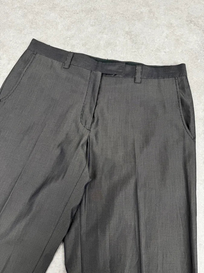 AW2006 Maison Martin Margiela Grey Iridescend Classy Pants xWTZwQm 5