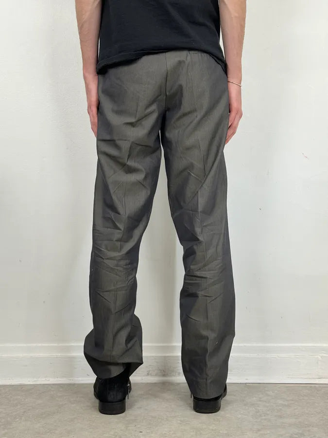 AW2006 Maison Martin Margiela Grey Iridescend Classy Pants xWTZwQm 2