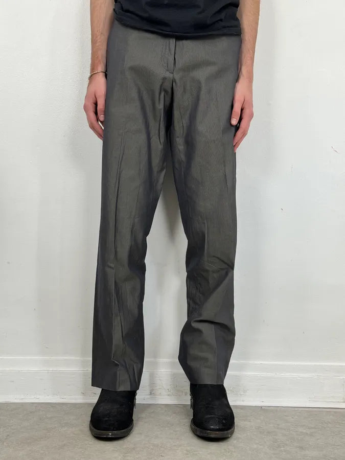 AW2006 Maison Martin Margiela Grey Iridescend Classy Pants xWTZwQm 0