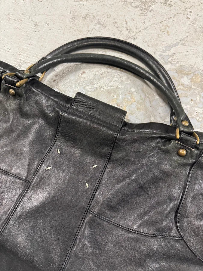 2000s Maison Martin Margiela Line 11 Large Black Handle Bag (OS) NMfuKNV 3