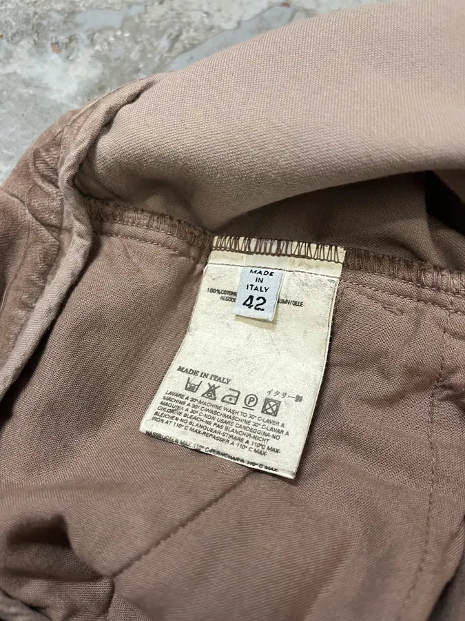 2000s Maison Martin Margiela MM6 Beige Velvet Pants EMEWqlj 10