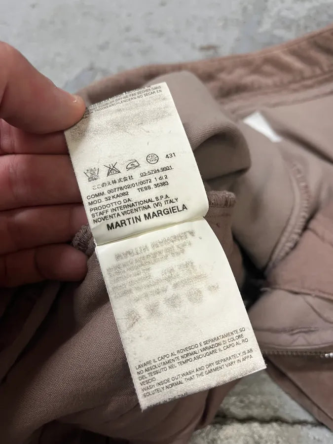 2000s Maison Martin Margiela MM6 Beige Velvet Pants EMEWqlj 11