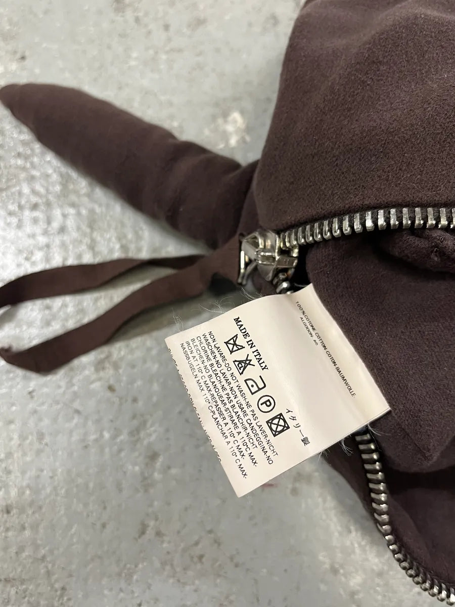 2000s Maison Martin Margiela MM6 Brown Dog Handle Bag (OS) RlivKcn 7