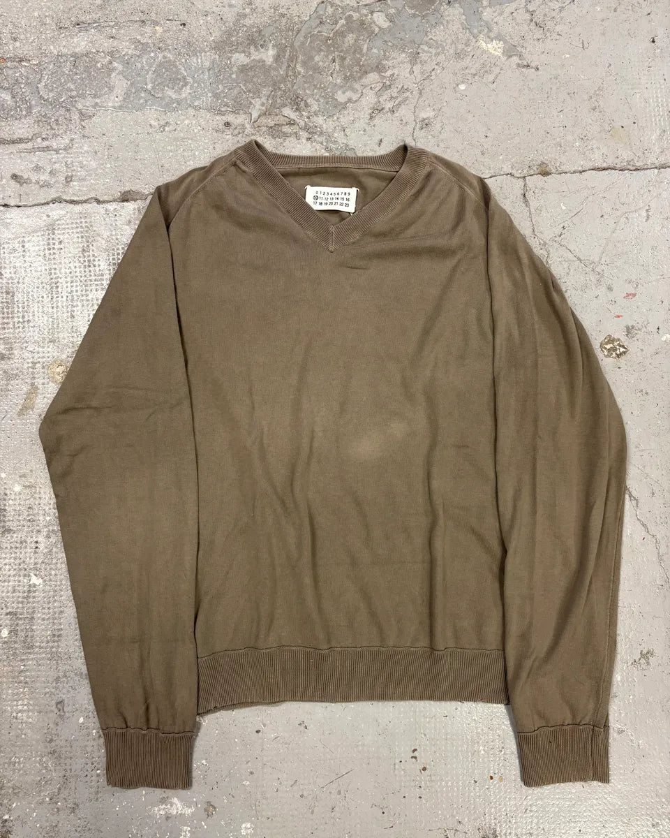 2000s Maison Martin Margiela V Neck Soft Light Sweater (M/L) eJYXevG 0
