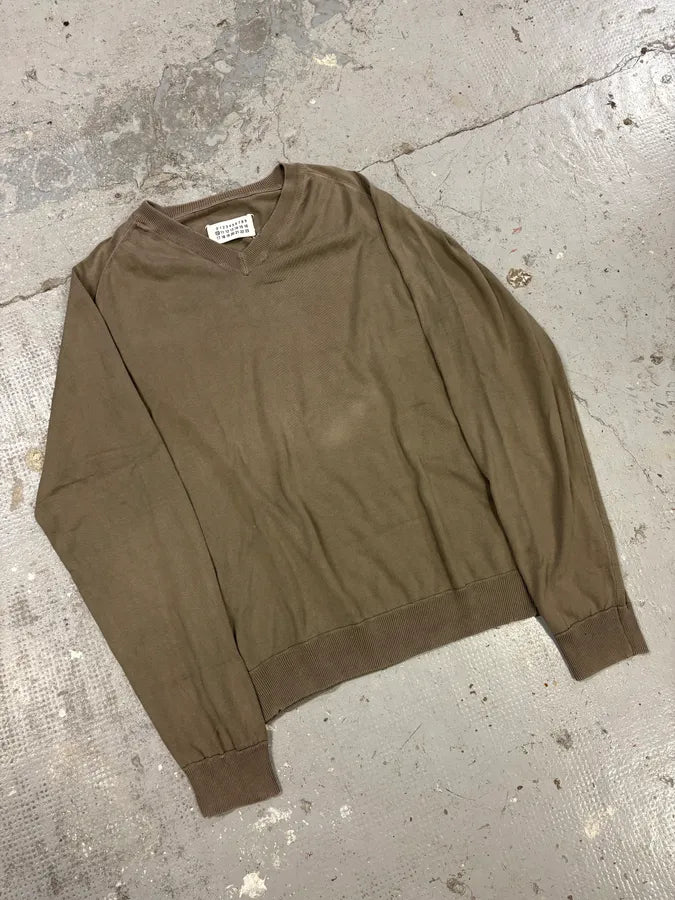 2000s Maison Martin Margiela V Neck Soft Light Sweater (M/L) eJYXevG 3