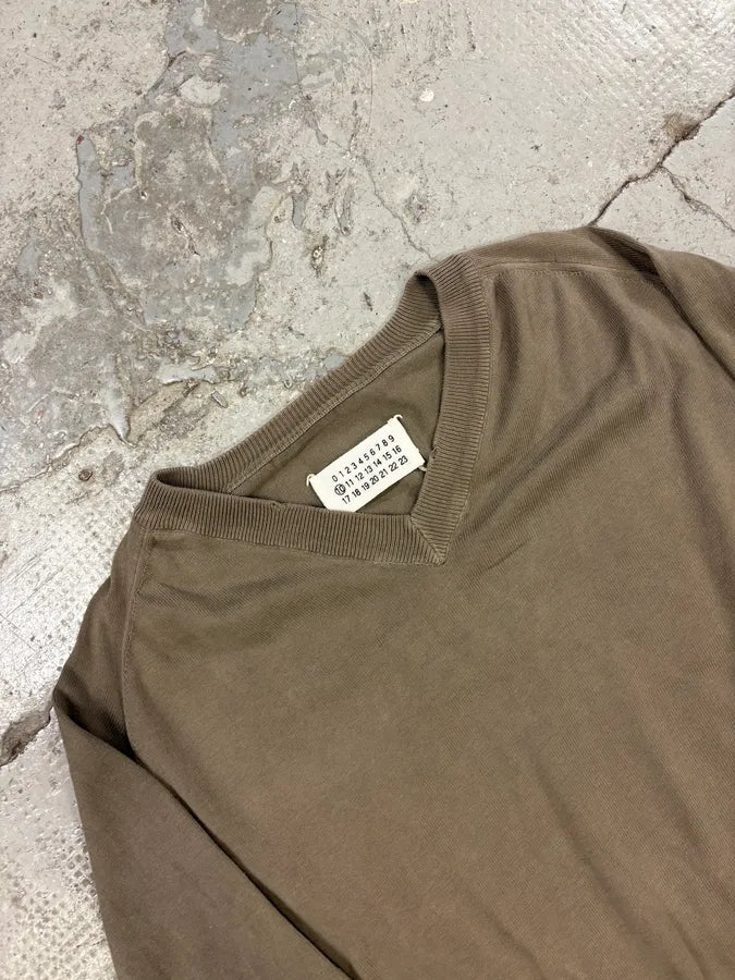 2000s Maison Martin Margiela V Neck Soft Light Sweater (M/L) eJYXevG 4