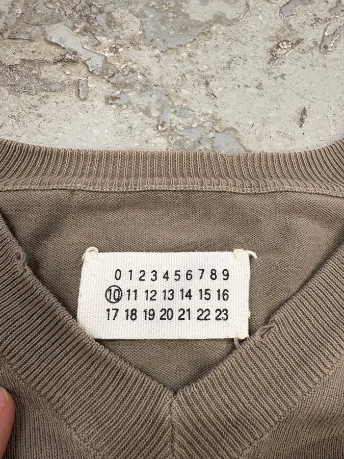 2000s Maison Martin Margiela V Neck Soft Light Sweater (M/L) eJYXevG 7