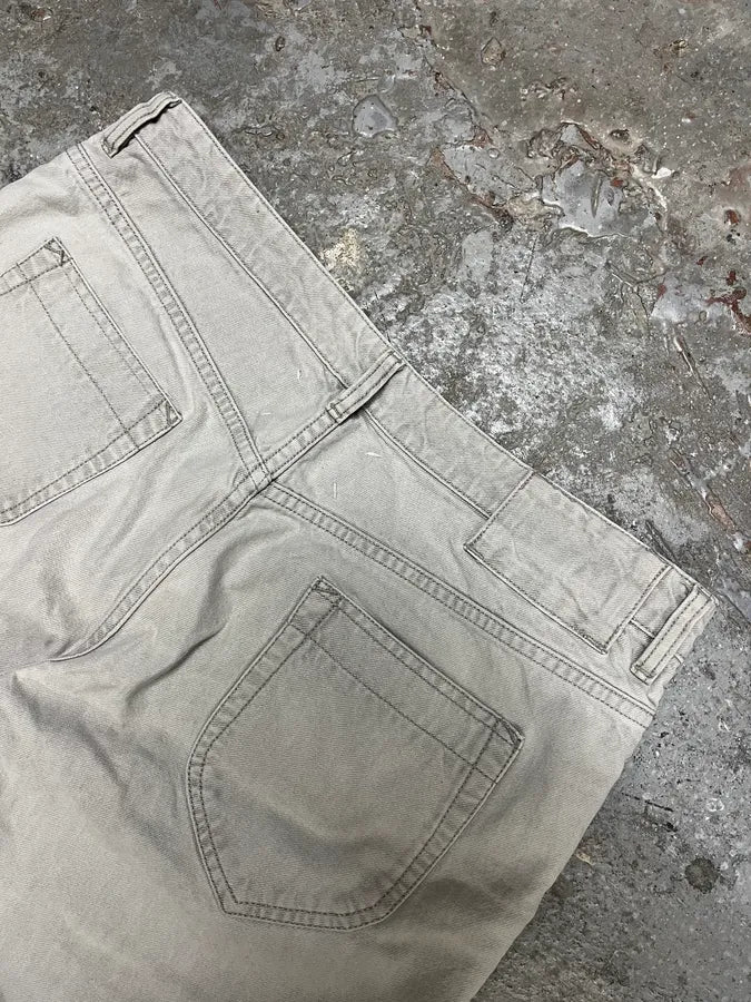 2000s Maison Martin Margiela White Signature Jeans sSFrisp 7