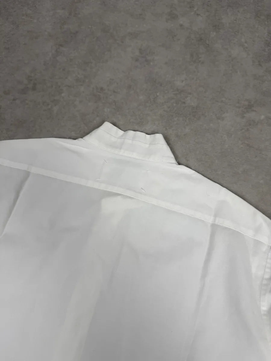 2000s Maison Martin Margiela White Stripped Signature Shirt vzuIDxS 7