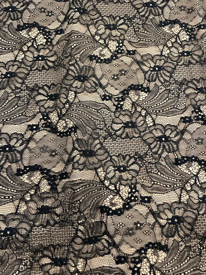 2000s Mangano Lace Black Dress (S/M) 7