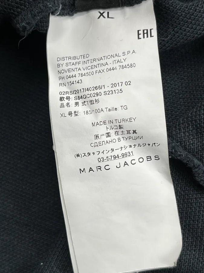 AW2017 Marc Jacobs Black Stinky Rat Polo Shirt tMUbvtV 7