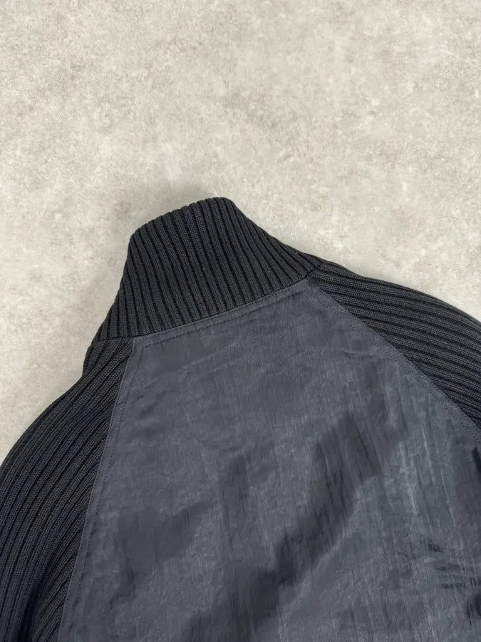 AW2010 Marc Jacobs Black Wool Hybrid Zip-up Jacket bPWtrjW 6