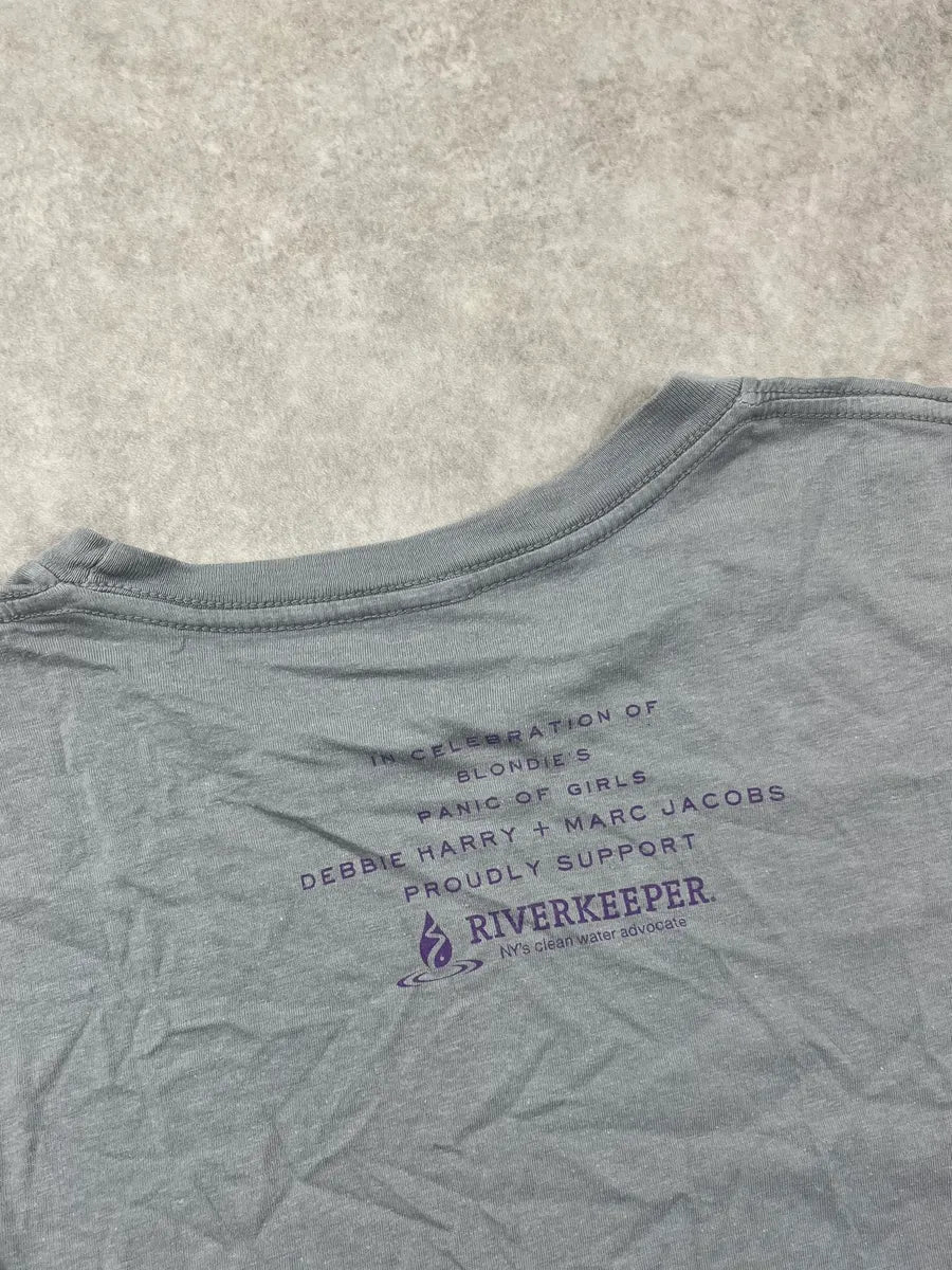 Marc Jacobs Grey Purple Blondie Graphic T-Shirt icGLnKg 5