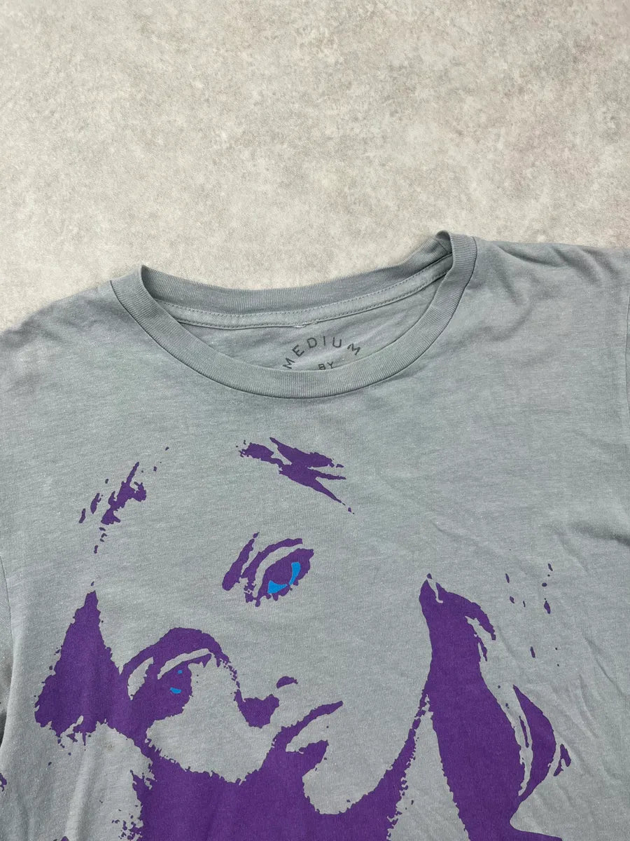 Marc Jacobs Grey Purple Blondie Graphic T-Shirt icGLnKg 4
