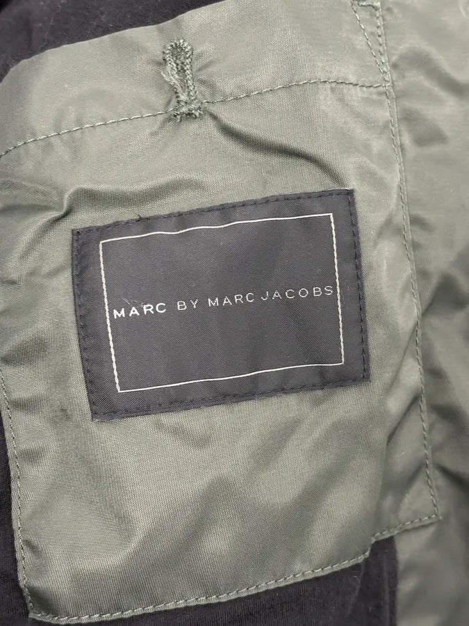 2010s Marc Jacobs Olive Quilted Nylon Bomber Jacket IMsRAuT 9
