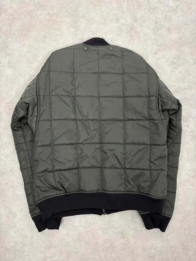 2010s Marc Jacobs Olive Quilted Nylon Bomber Jacket IMsRAuT 5
