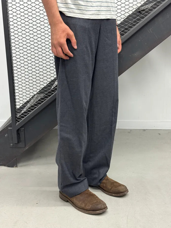 SS2023 Margiela Grey Elastic Waist Tailored Pants VBaFHOU 1
