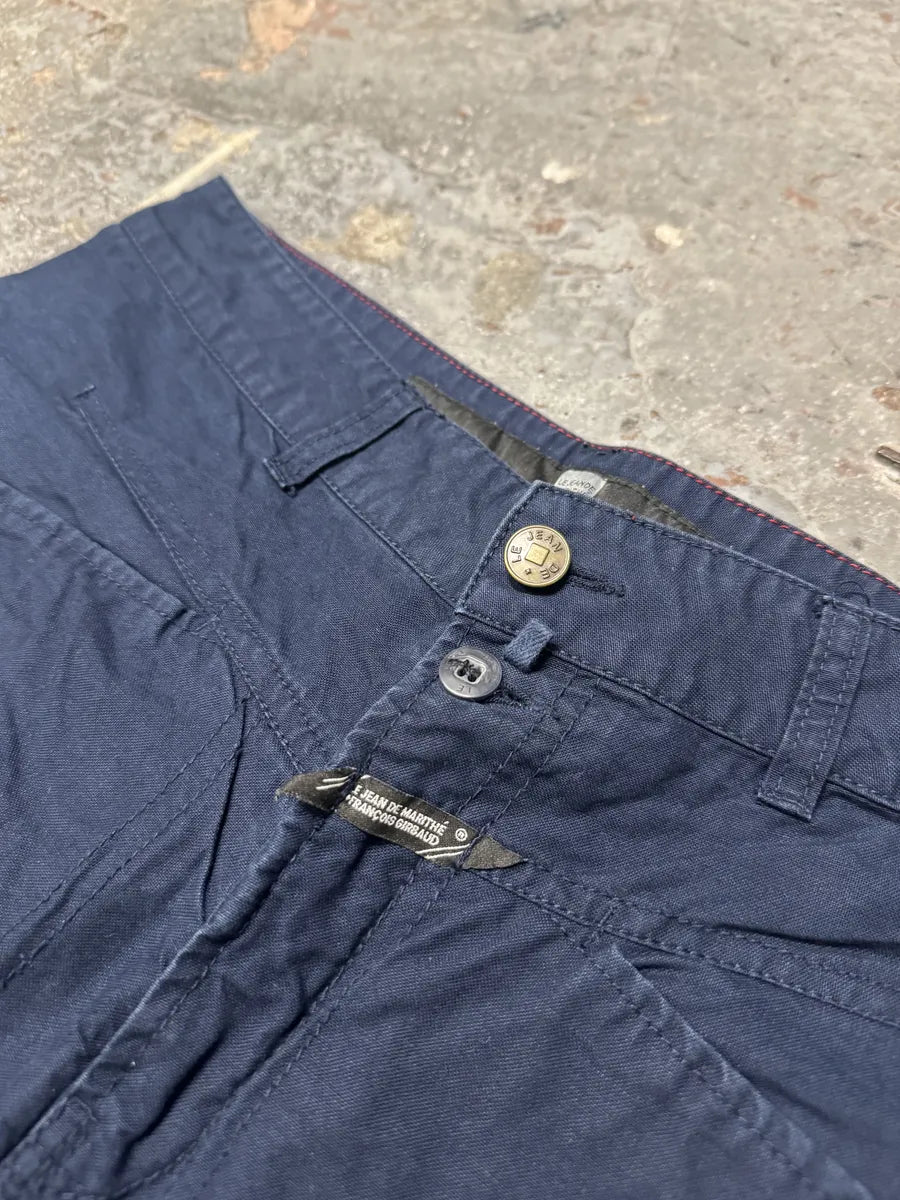 2000s Marithé + Francois Girbaud Blue Cargo Pants (M) 6