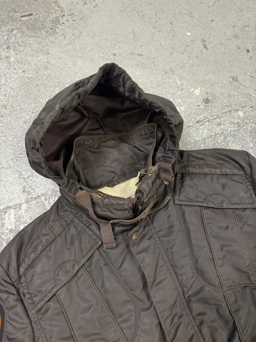 2000s Marithé + Francois Girbaud Brown Tactical Jacket (L) 7