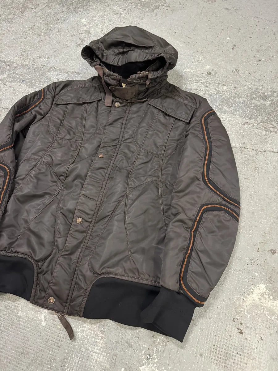 2000s Marithé + Francois Girbaud Brown Tactical Jacket (L) 8