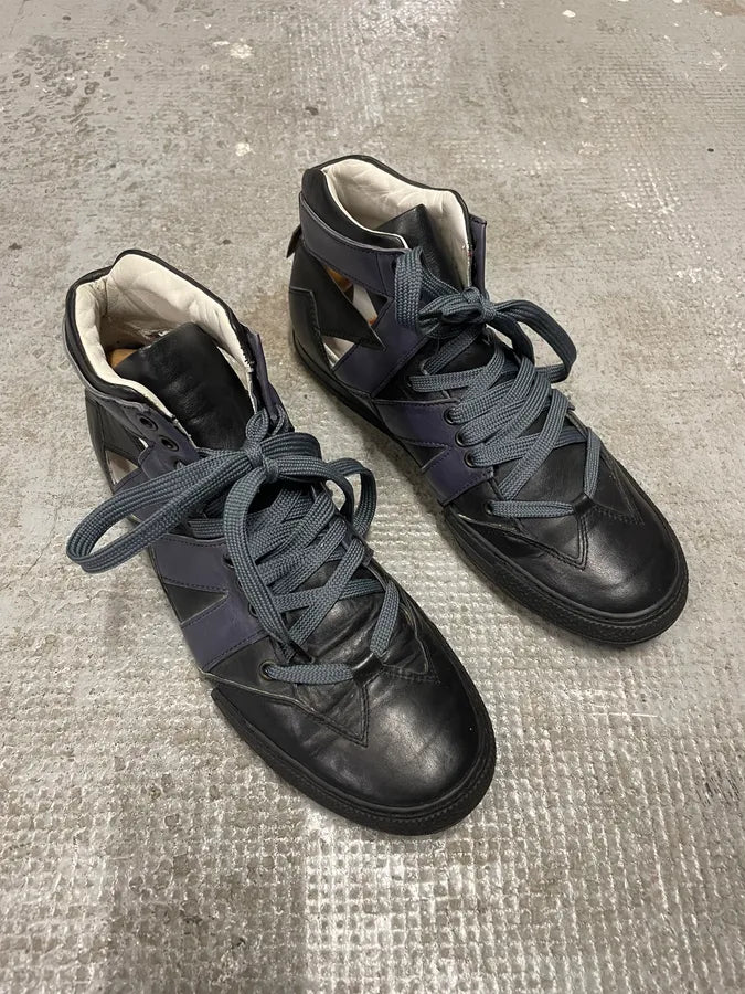 2000s Marithé + Francois Girbaud Dark Ninja Shoes (42eu/us8.5) bXYcaJU 3