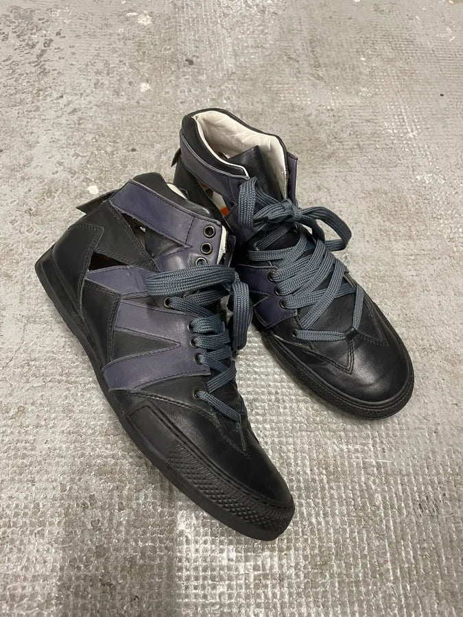 2000s Marithé + Francois Girbaud Dark Ninja Shoes (42eu/us8.5) bXYcaJU 4