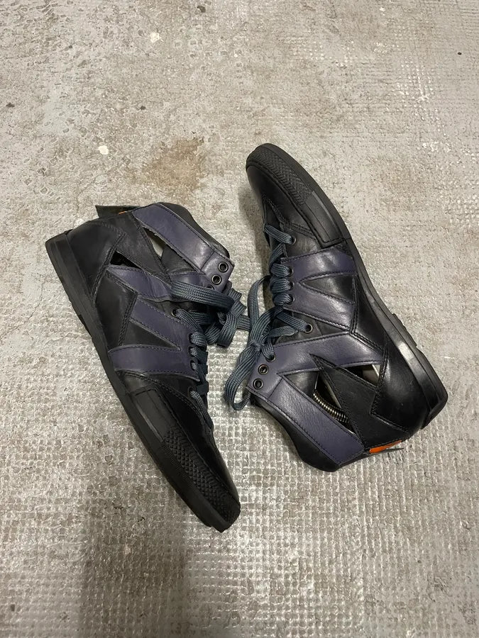 2000s Marithé + Francois Girbaud Dark Ninja Shoes (42eu/us8.5) bXYcaJU 5