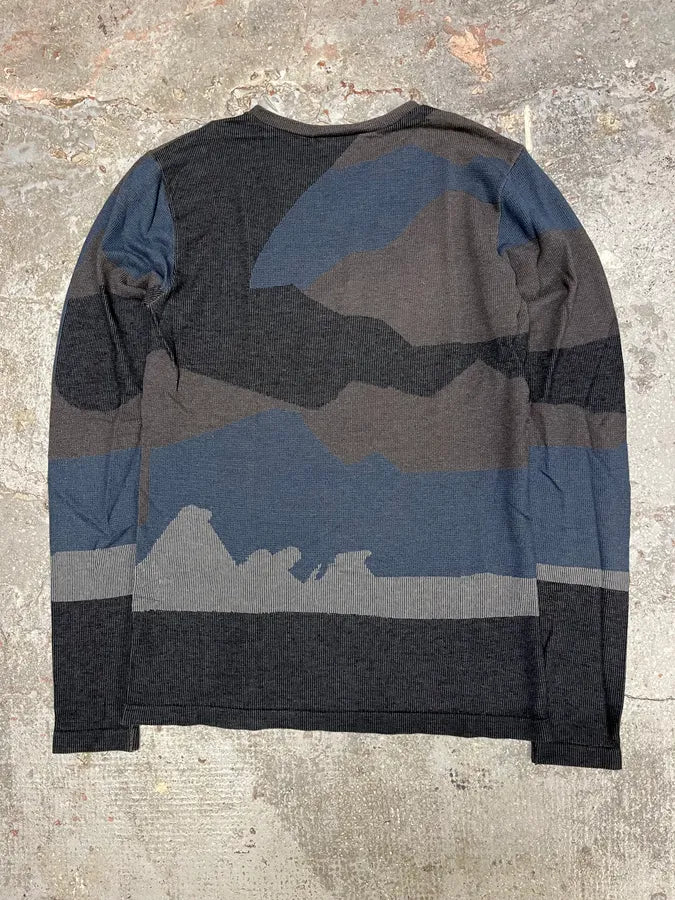 2000s Marithé + Francois Girbaud V-Neck Knit Modern Sweater THMHCLg 5