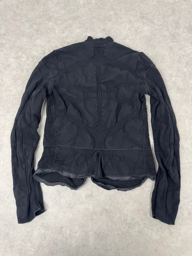 2000s Marithé + François Girbaud Abstract Black Jacket EsytqmC 3