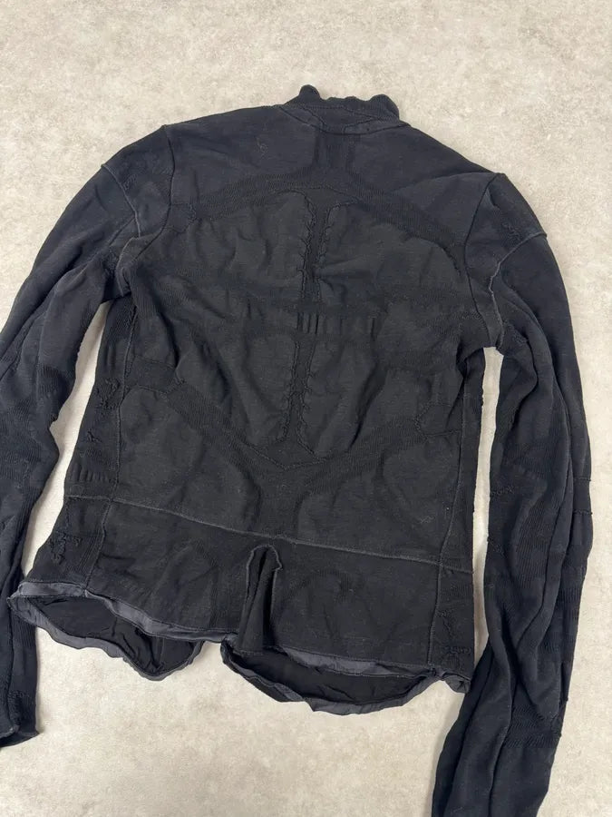 2000s Marithé + François Girbaud Abstract Black Jacket EsytqmC 4