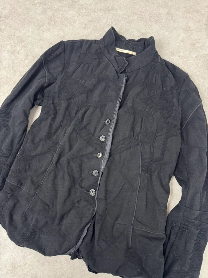 2000s Marithé + François Girbaud Abstract Black Jacket EsytqmC 5