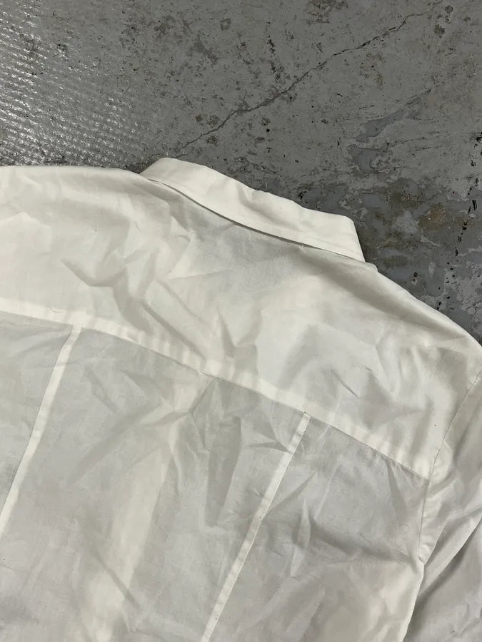 2000s Marithé + François Girbaud Abstract Stars White Shirt GJTNrVk 6