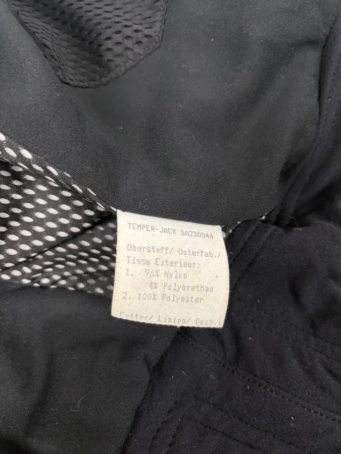 2000s Marithé + François Girbaud Active Black Windbreaker Nylon Gothic Jacket wuPZGyn 8