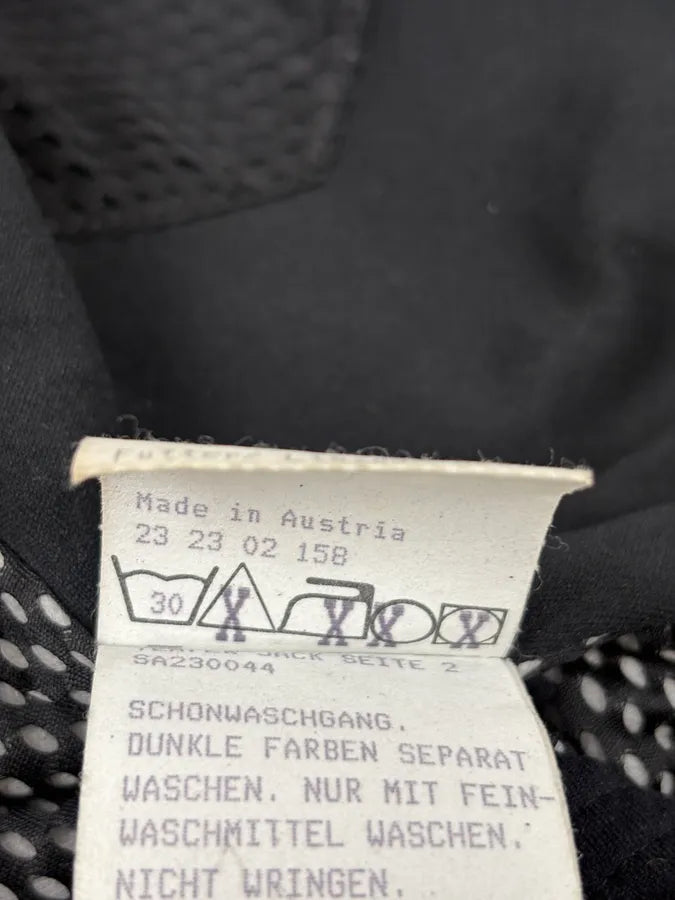 2000s Marithé + François Girbaud Active Black Windbreaker Nylon Gothic Jacket wuPZGyn 9