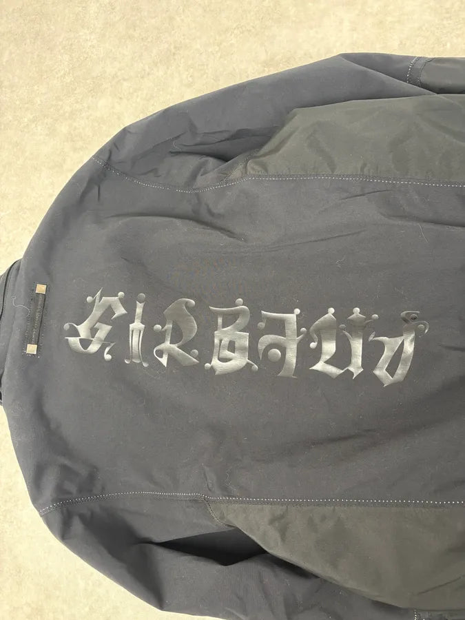 2000s Marithé + François Girbaud Active Black Windbreaker Nylon Gothic Jacket wuPZGyn 7
