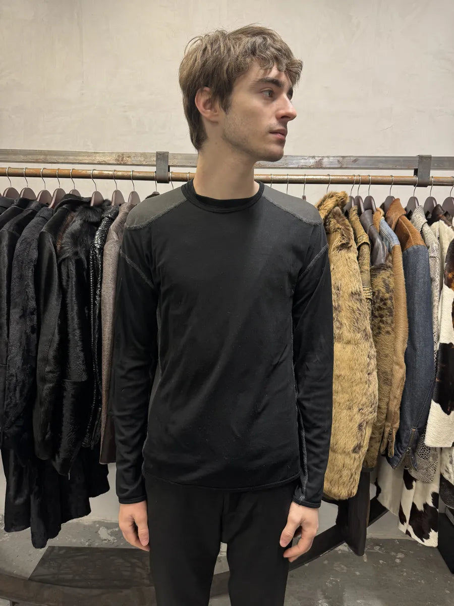 2000s Marithé + François Girbaud Active Grey Dark Longsleeves (M) mJIhPcL 1