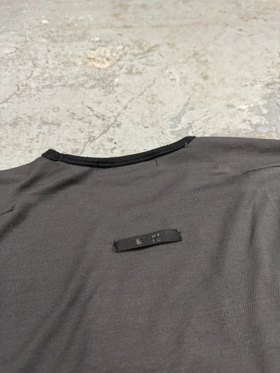 2000s Marithé + François Girbaud Active Grey Dark Longsleeves (M) mJIhPcL 4
