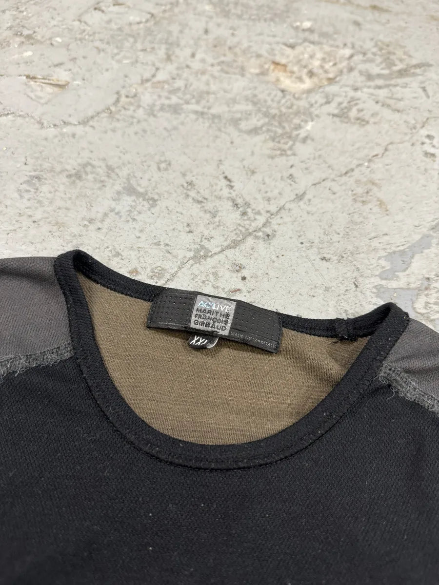 2000s Marithé + François Girbaud Active Grey Dark Longsleeves (M) mJIhPcL 7