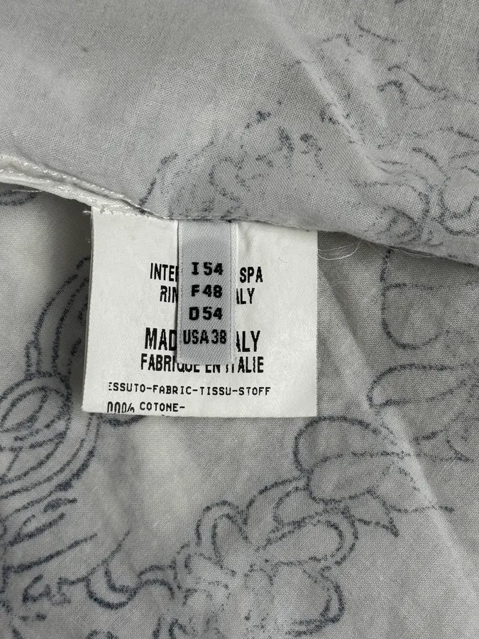 2000s Marithé + François Girbaud Aged Tattoo White Shirt eMoxTsK 13