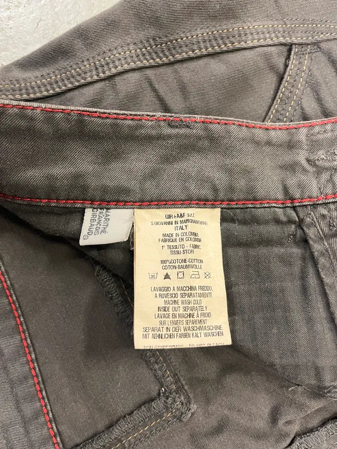 2000s Marithé + François Girbaud Anthracite Grey Signature Minimalist Straight Pants (M) gyXCJPD 10