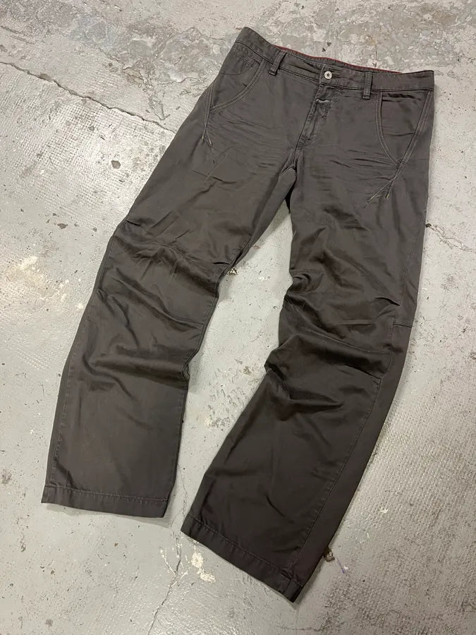 2000s Marithé + François Girbaud Anthracite Grey Signature Minimalist Straight Pants (M) gyXCJPD 4
