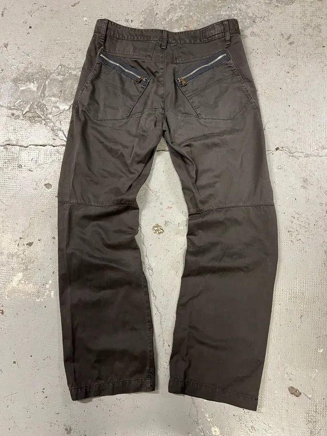 2000s Marithé + François Girbaud Anthracite Grey Signature Minimalist Straight Pants (M) gyXCJPD 6