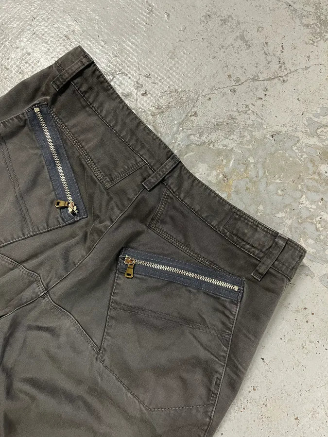 2000s Marithé + François Girbaud Anthracite Grey Signature Minimalist Straight Pants (M) gyXCJPD 8