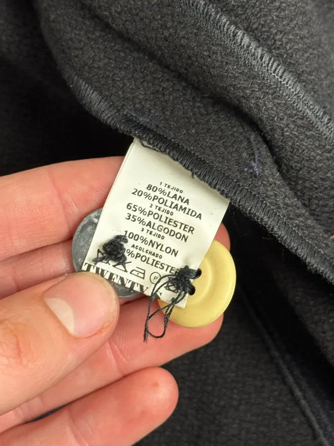 2000s Marithé + François Girbaud Asymmetrical Buttoned Black Officer Jacket JdCNcnQ 14