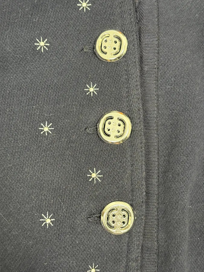 2000s Marithé + François Girbaud Asymmetrical Buttoned Navy Jacket nHhOXxp 8