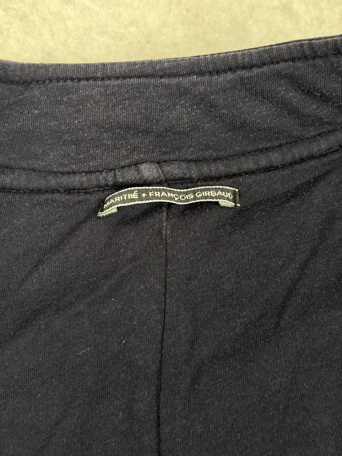 2000s Marithé + François Girbaud Asymmetrical Navy Buttoned Cardigan Sweater acCHpuS 8