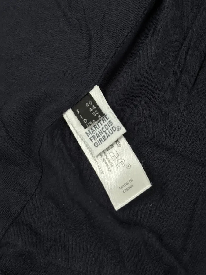 2000s Marithé + François Girbaud Asymmetrical Navy Buttoned Cardigan Sweater acCHpuS 9