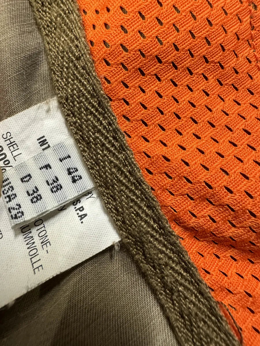 2000s Marithé + François Girbaud Beige & Orange Multi Pockets Utility Jacket HZzIwFa 7